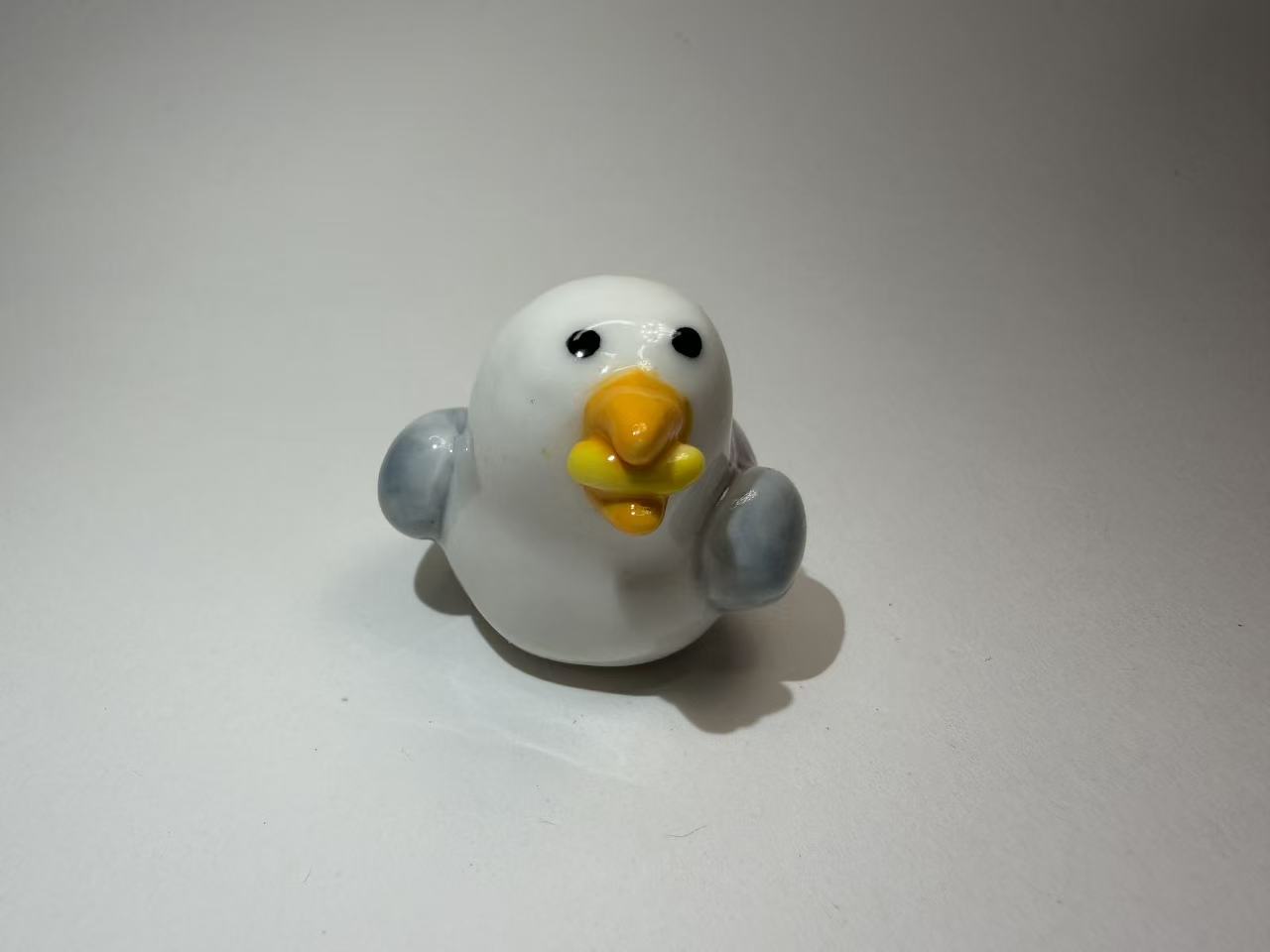 Fries Lover Seagull - Handmade Ceramic Ornament