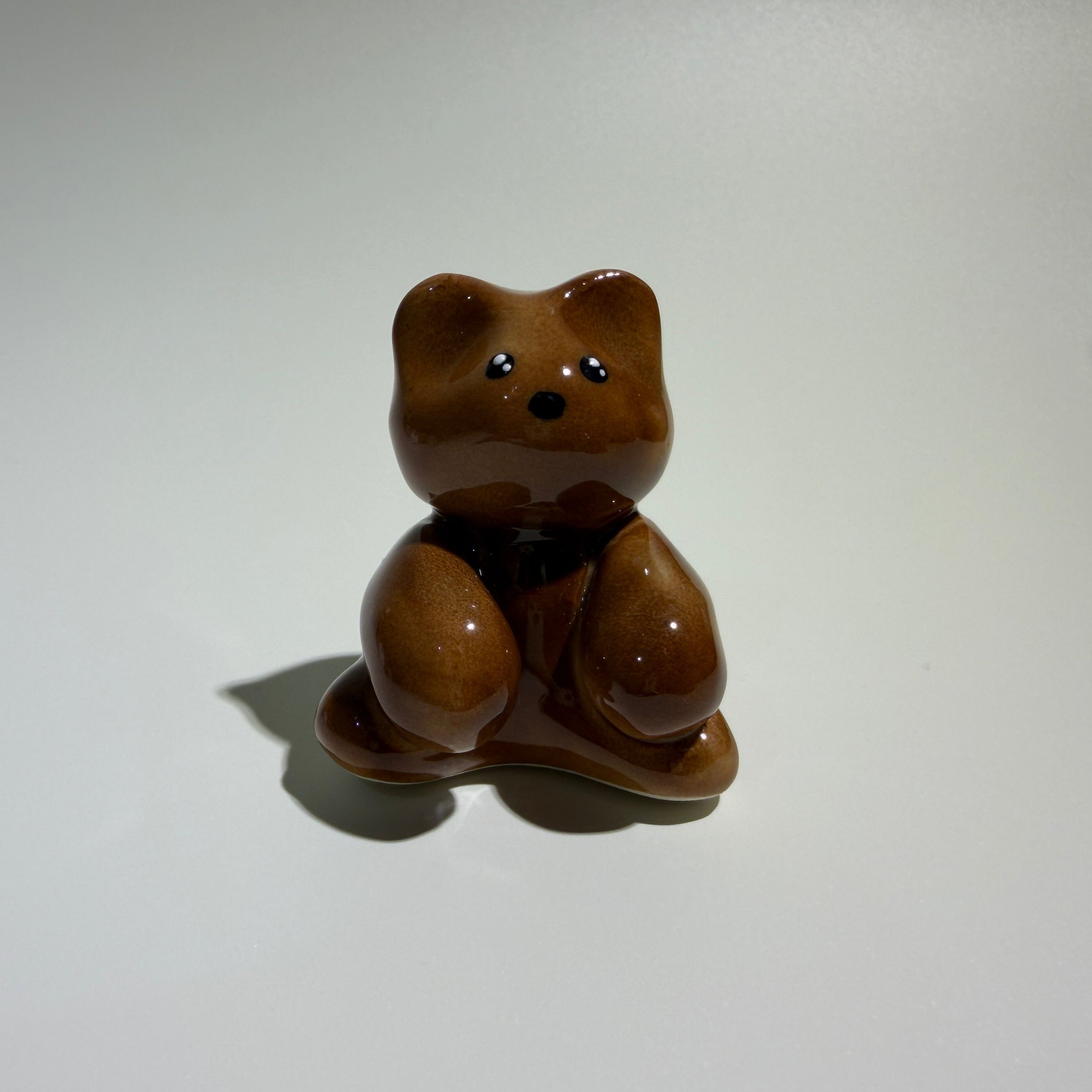 Little Brown Bear – Handmade Ceramic Figurine