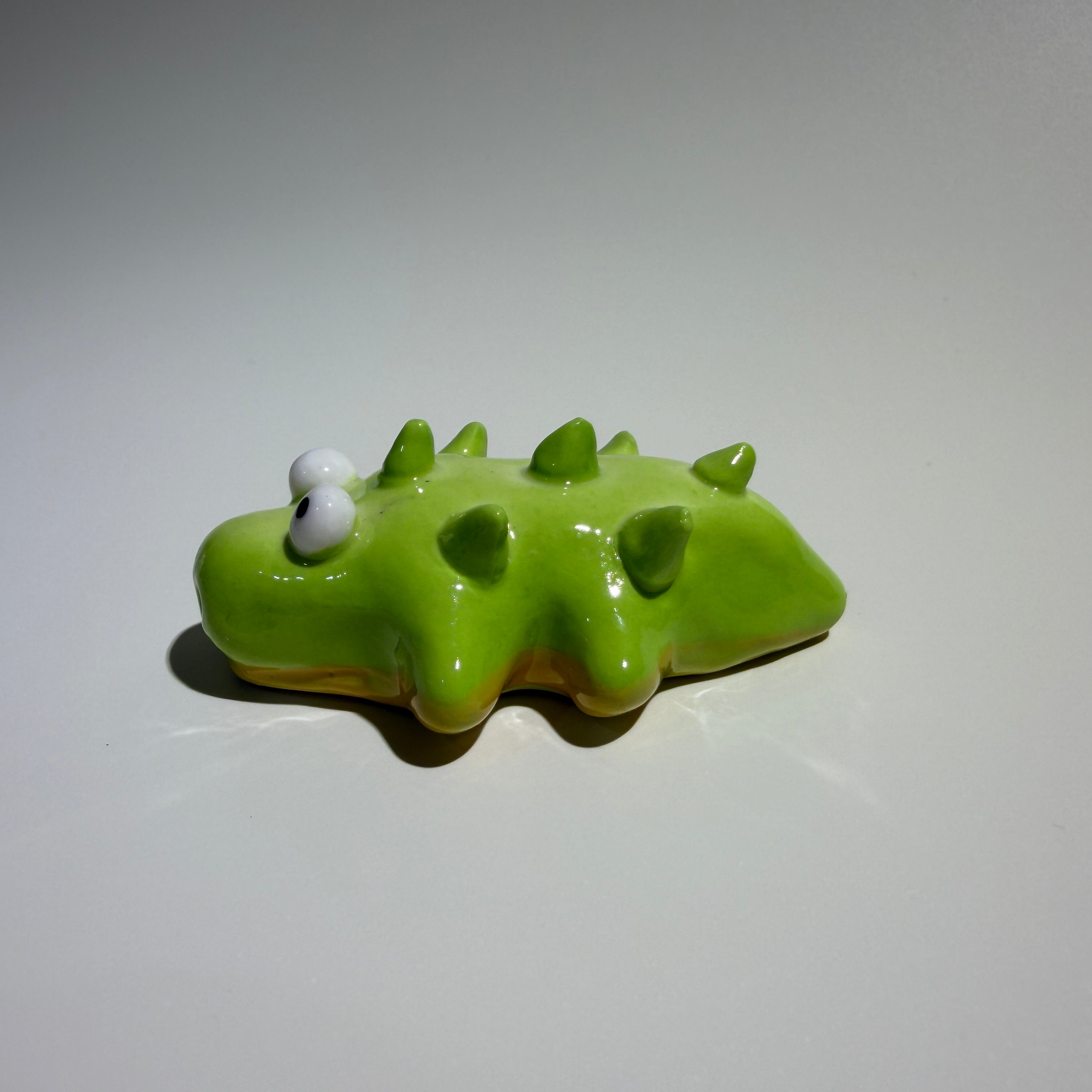 Cute Crocodile Figurine - Handmade Ceramics Ornament