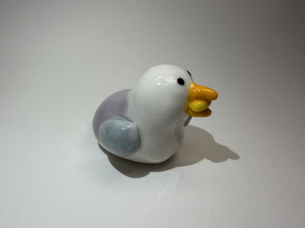 Fries Lover Seagull - Handmade Ceramic Ornament