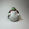 Chubby Hedgehog with Turtle Friend - Handmade Ceramic Ornaments