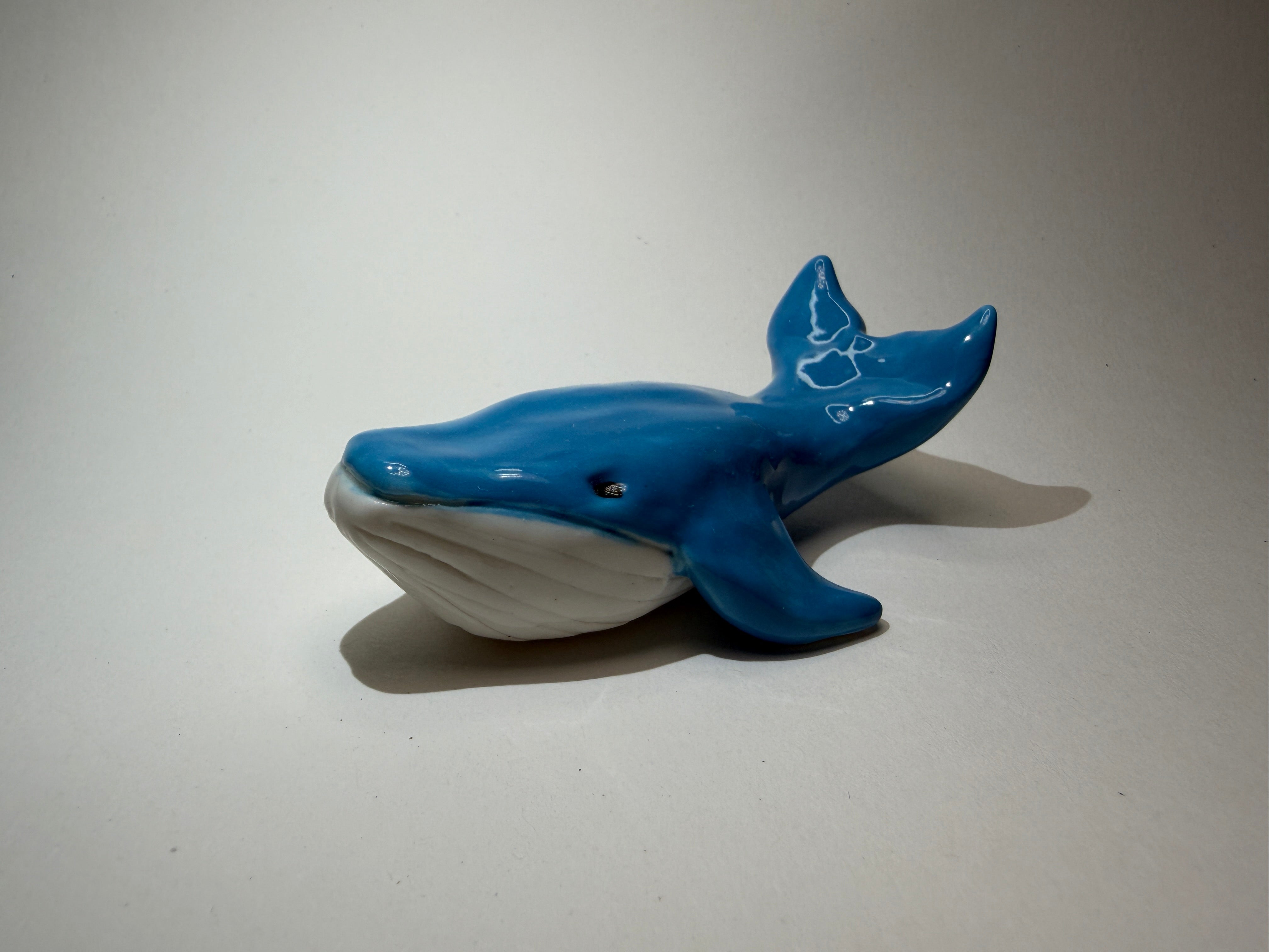 Blue Whale- Handmade Ceramics Ornament
