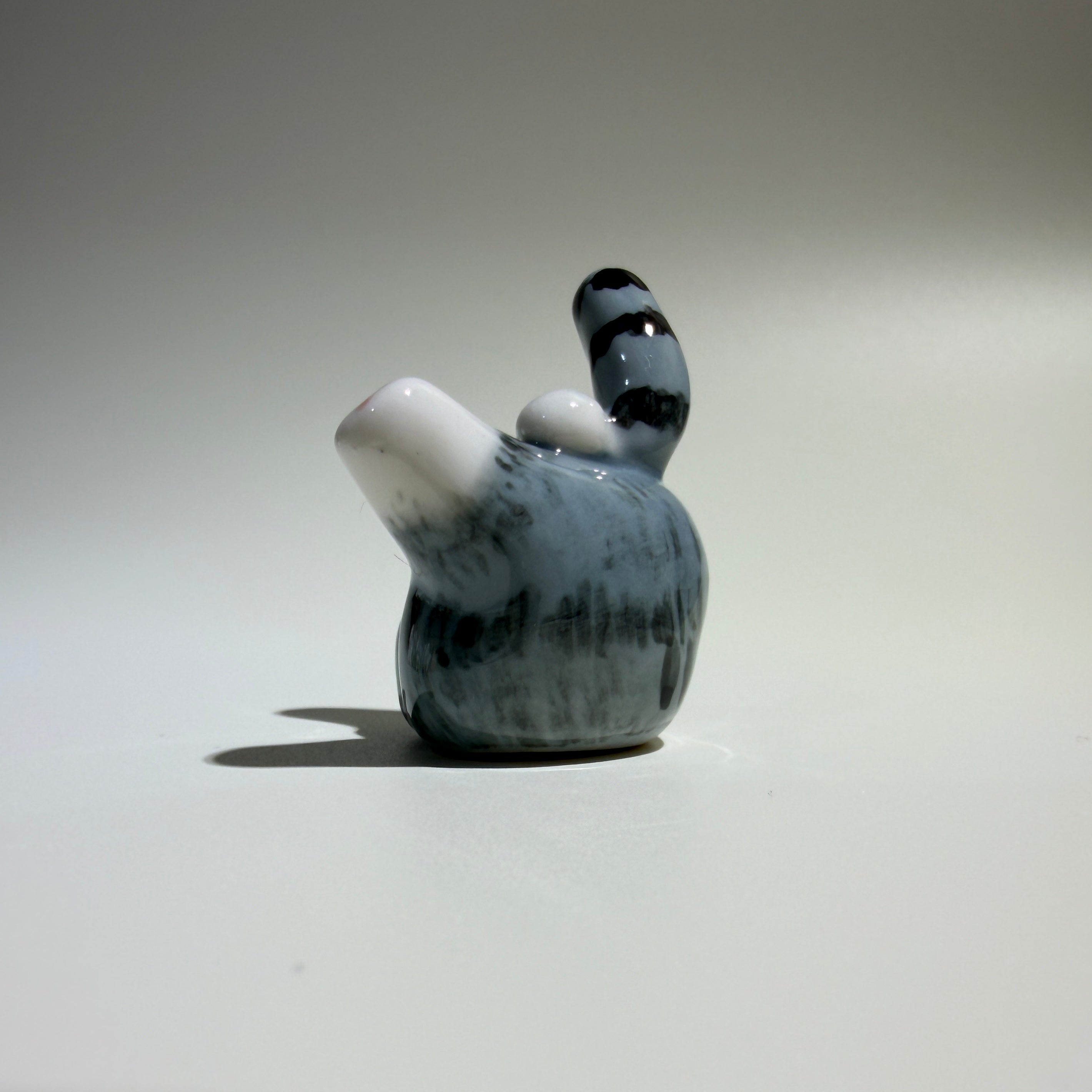 Sexy Cat Bum - Handmade Ceramics Ornament